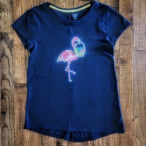 Crown & Ivy Flamingo Easter T-Shirt